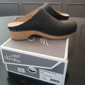 Dansko oiled leather mule (Brenda)